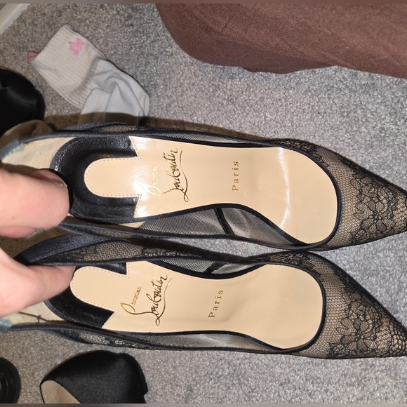 Christian louboutin lace heels - Picture 2 of 4